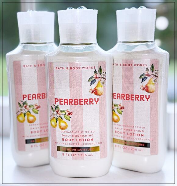 Bath & Body Works Other - Bath & Body Works 8 oz Pearberry Daily Nourishing Body Lotion x3